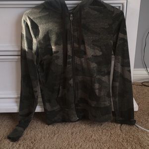 cute camo zip up